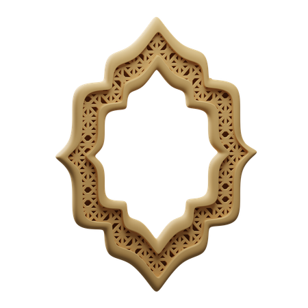 Cadre islamique  3D Icon