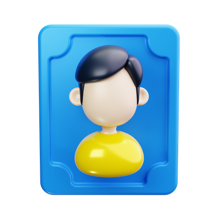 Cadre photo  3D Icon