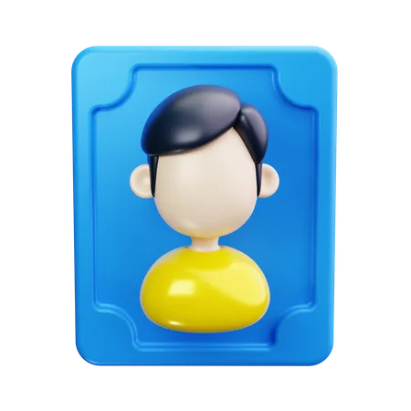 Cadre photo  3D Icon