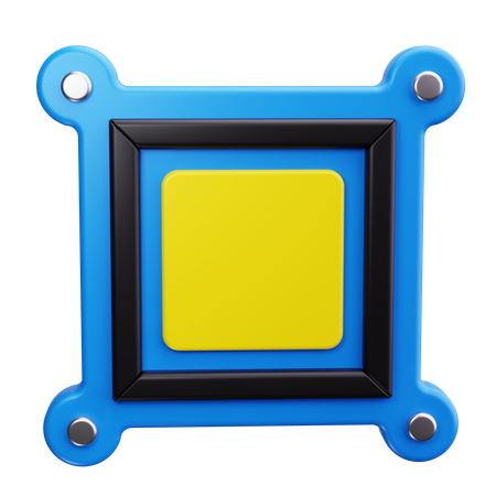 Cadre photo  3D Icon