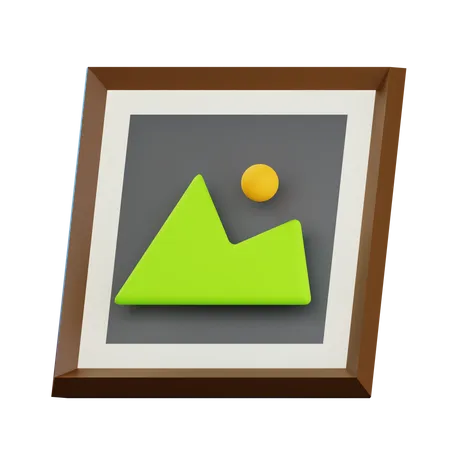 Cadre photo  3D Icon