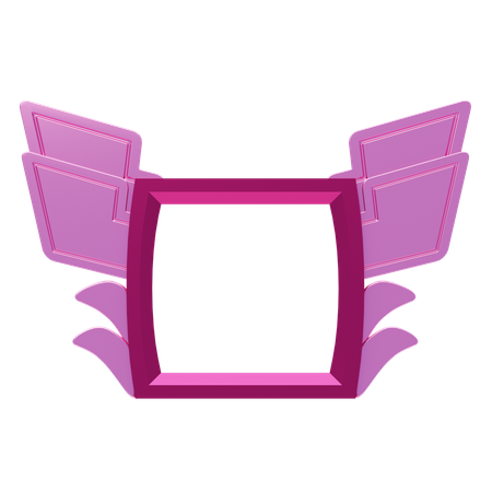 Cadre de niveau  3D Icon