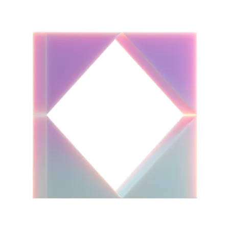 Cadre triangulaire  3D Icon