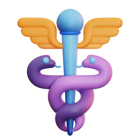 Caduceo  3D Icon