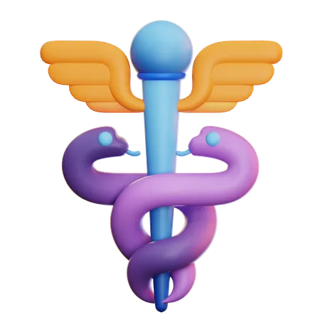 Caduceo  3D Icon