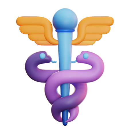 Caduceu  3D Icon