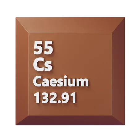 セシウム  3D Icon