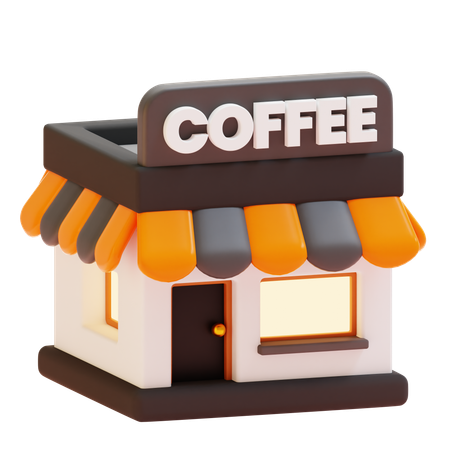 Café  3D Icon