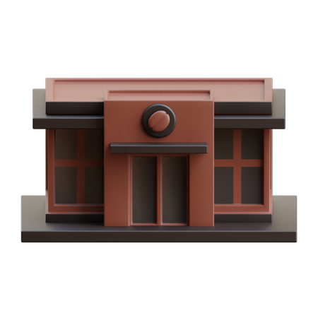 Café  3D Icon