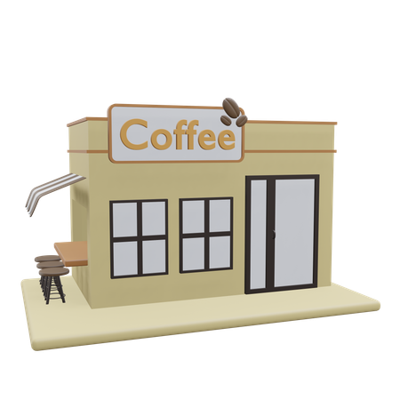 Café  3D Icon