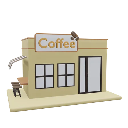 Café  3D Icon