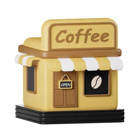 Café  3D Icon