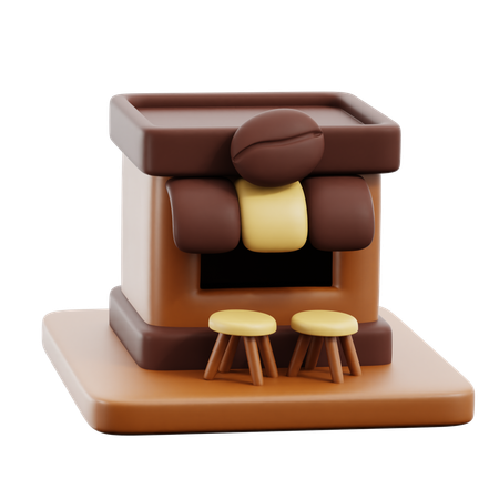 Café  3D Icon