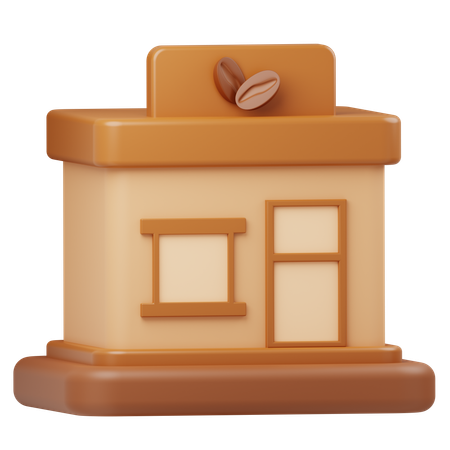 Café  3D Icon