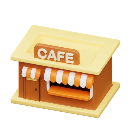 Café  3D Icon