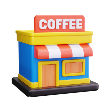 Café  3D Icon