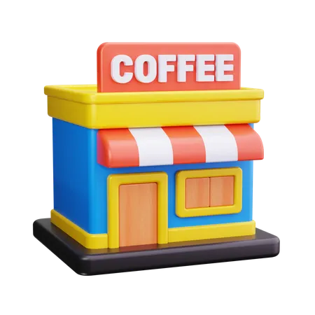 Café  3D Icon