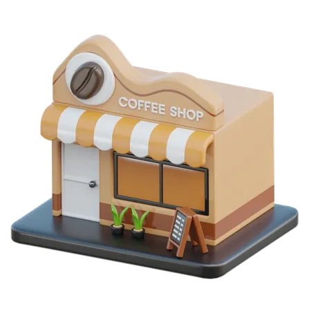 Café  3D Icon