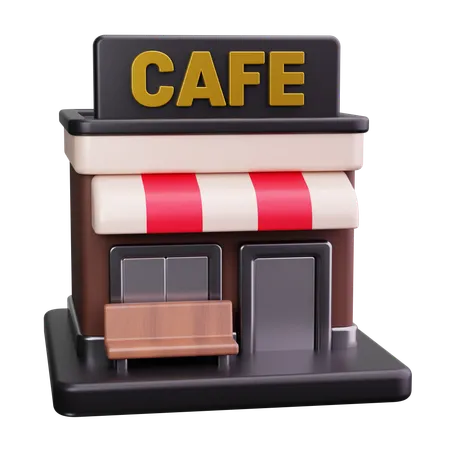 カフェ  3D Icon