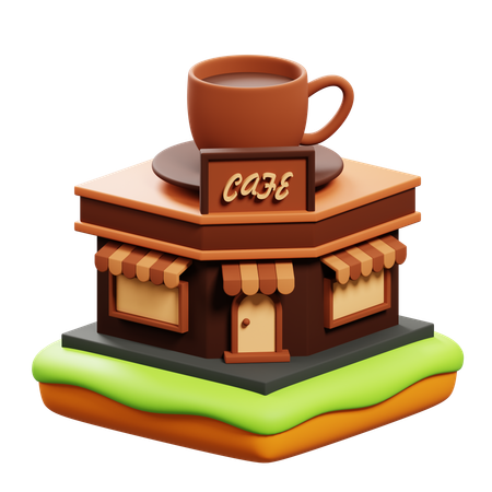 Café  3D Icon