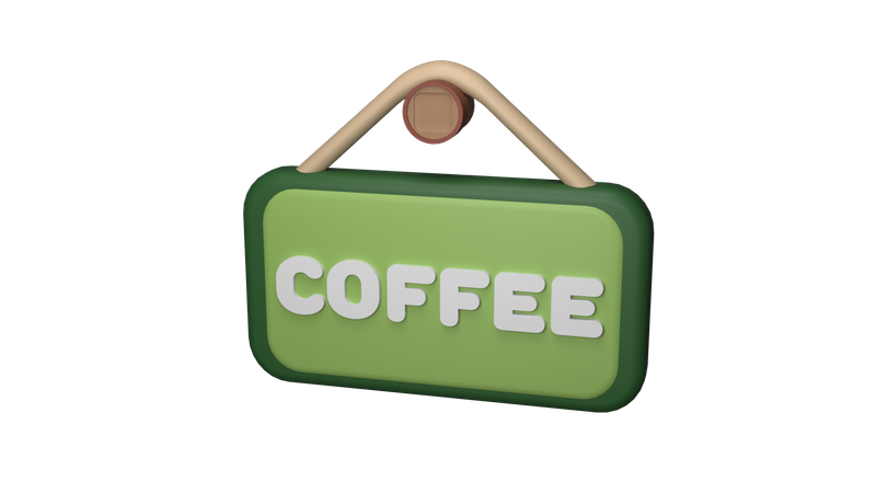 Café  3D Icon