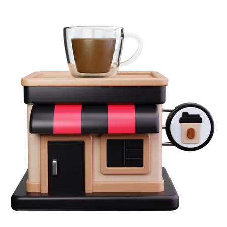 Café  3D Icon