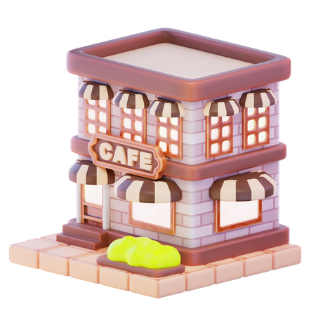 Cafe  3D Icon