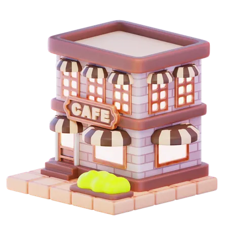 Cafe  3D Icon