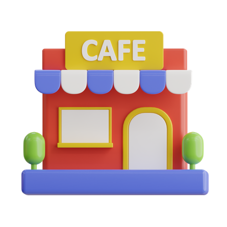 Cafe  3D Icon