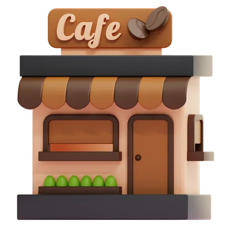 Cafe  3D Icon