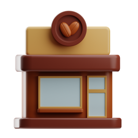 Cafe  3D Icon