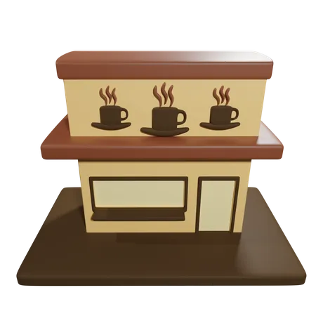 Café  3D Icon