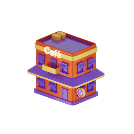 Cafe  3D Icon