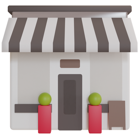 Café  3D Icon