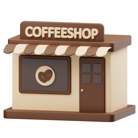 Café  3D Icon