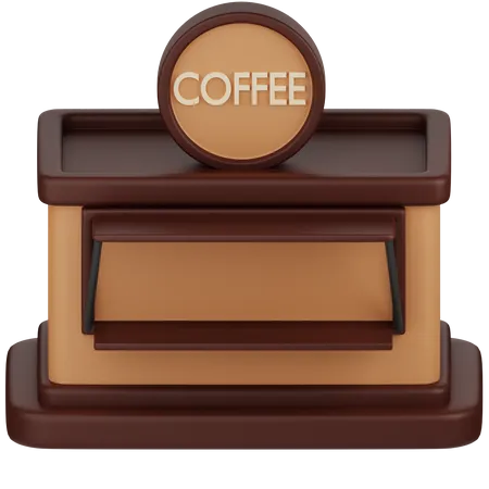 Café  3D Icon