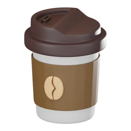 Café à emporter  3D Icon