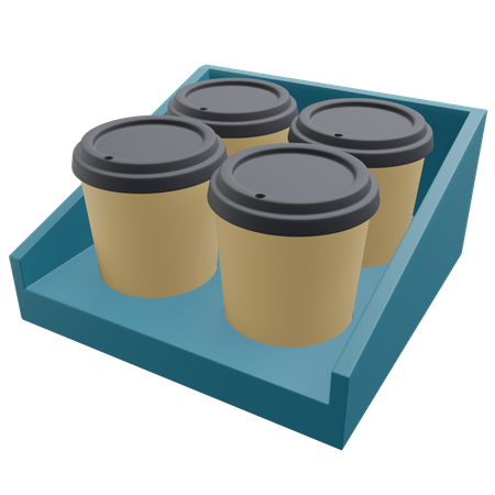 Café à emporter  3D Icon