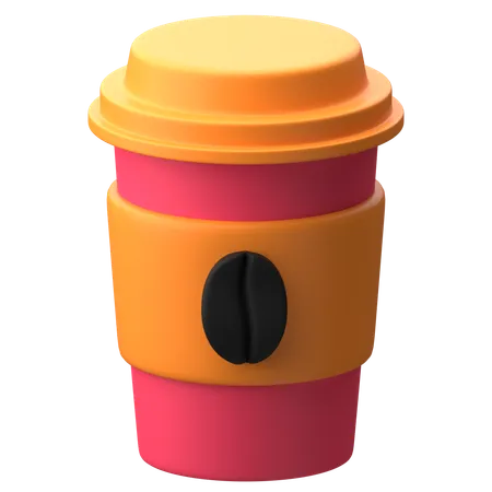 Café à emporter  3D Icon