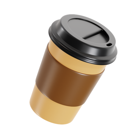 Café à emporter  3D Icon