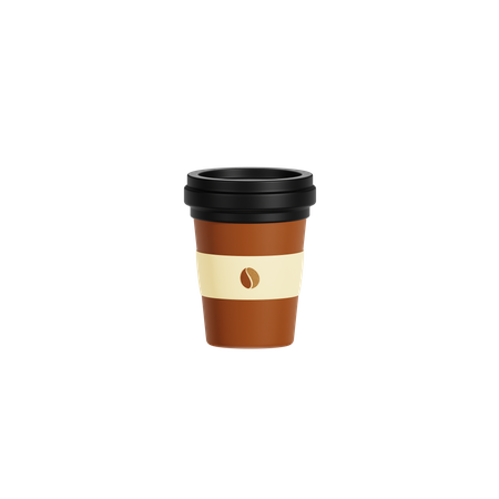 Café à emporter  3D Icon