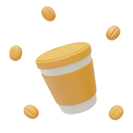Café à emporter  3D Icon