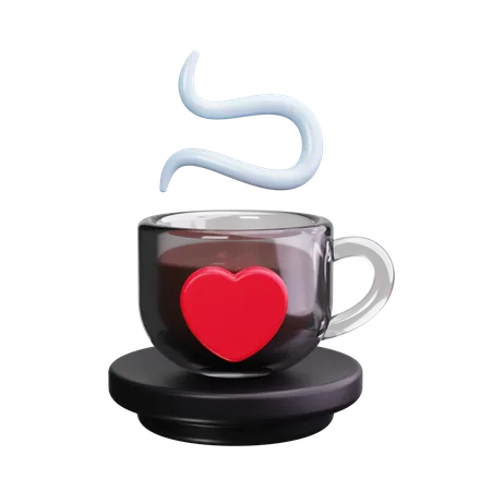 Amor cafe  3D Icon