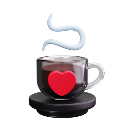 Amour du café  3D Icon