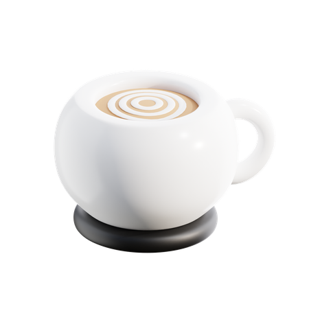 Café au lait  3D Icon