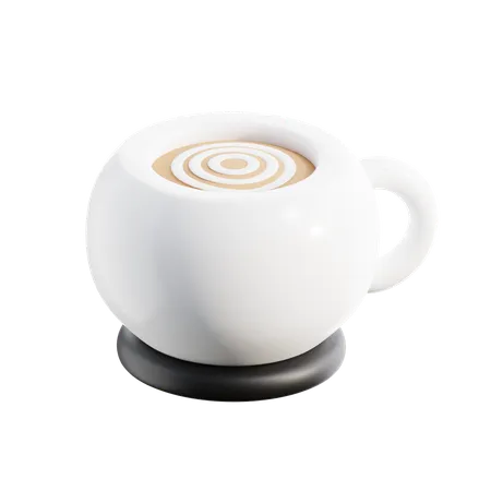 Café au lait  3D Icon