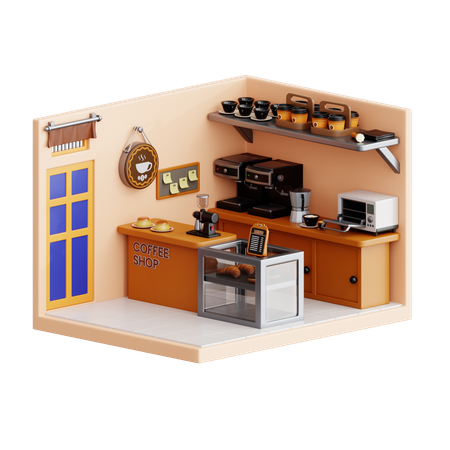 Cafeteria  3D Icon