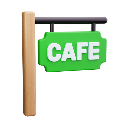 Cafe Board  3D Icon