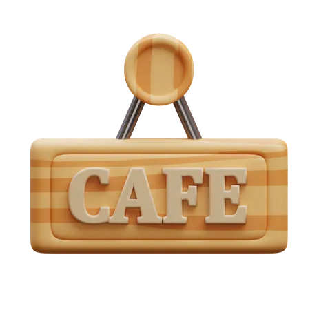 Cafe Board  3D Icon