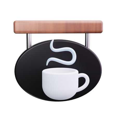 Cafe Board  3D Icon